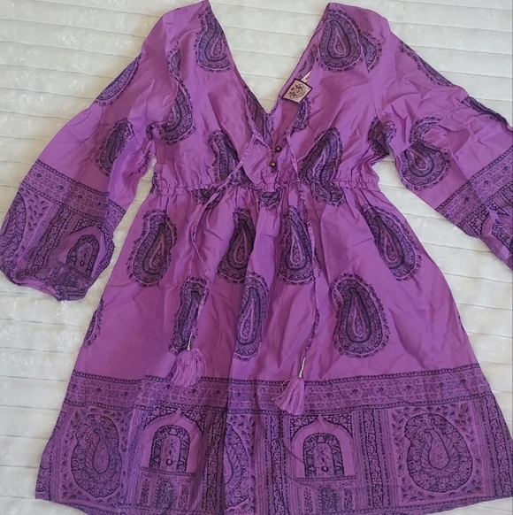 Juicy Couture Dresses & Skirts - Juicy Couture Purple Patterned Top